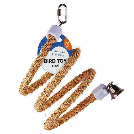 Duvo+ Spiraal Touw sisal met bel Duvo+ Spiraal Touw sisal met bel