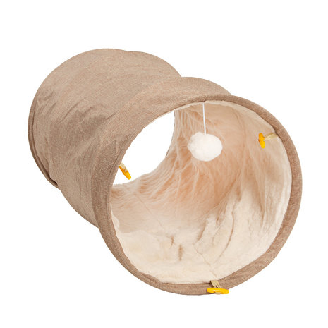 CanadianCat Company Kattentunnel Maine Coon beige 70 cm