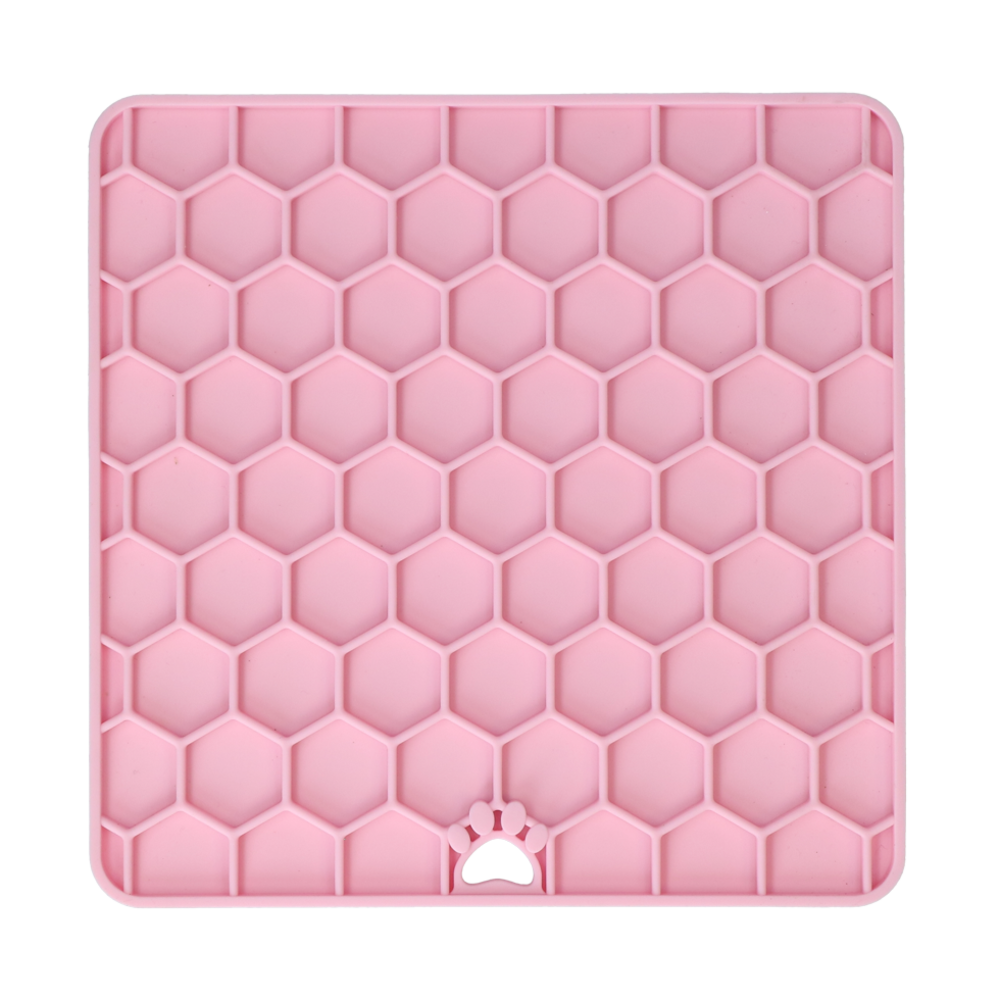 Eat Slow Live Longer Relax Lick Mat roze