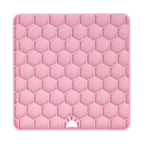 Eat Slow Live Longer Relax Lick Mat roze