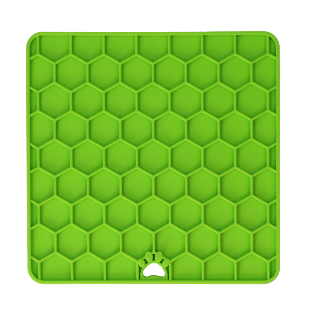 Eat Slow Live Longer Relax Lick Mat groen