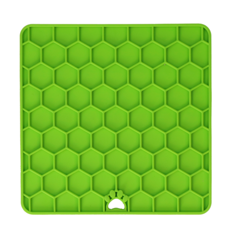 Eat Slow Live Longer Relax Lick Mat groen