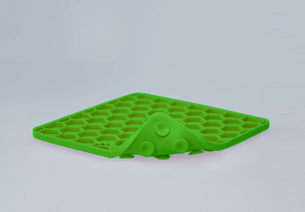 Eat Slow Live Longer Relax Lick Mat groen