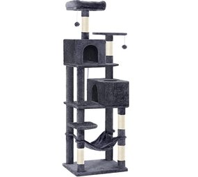 Pets Gifts Krabpaal Wattens donker grijs 191 cm Pets Gifts Krabpaal Wattens donker grijs 191 cm