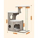 Pets Gifts Houten Krabpaal Westendorf licht grijs Pets Gifts Houten Krabpaal Westendorf licht grijs