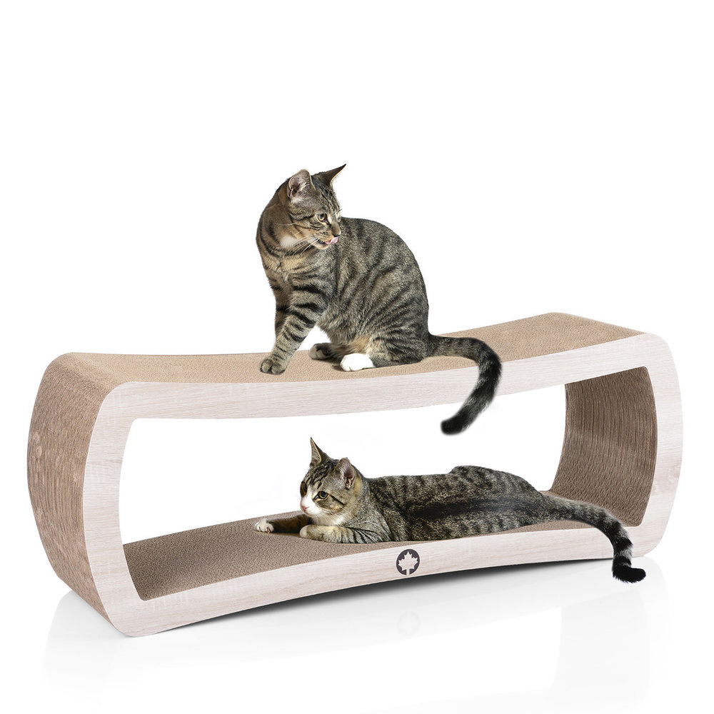 CanadianCat Company Krabmeubel Jumbo XXL Orbit Natur Wooden