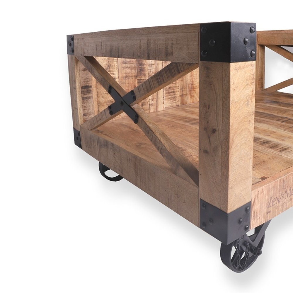 Lex & Max Hondenbank Divan Bari hout