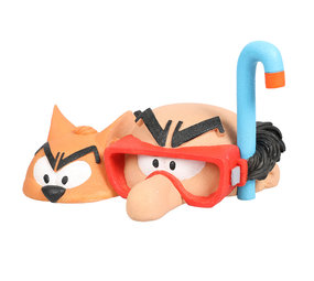 Aqua Della Smurfen Gargamel en Azraël Snorkel Aqua Della Smurfen Gargamel en Azraël Snorkel