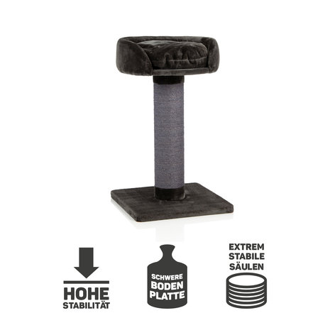 CanadianCat Company Krabpaal Savanah 120 donkergrijs