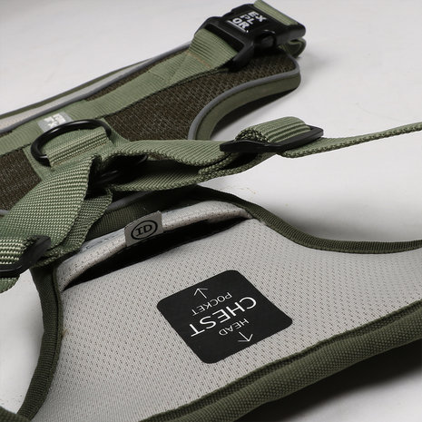 Duvo+ Ultimate Fit No-Pull Harnas Green