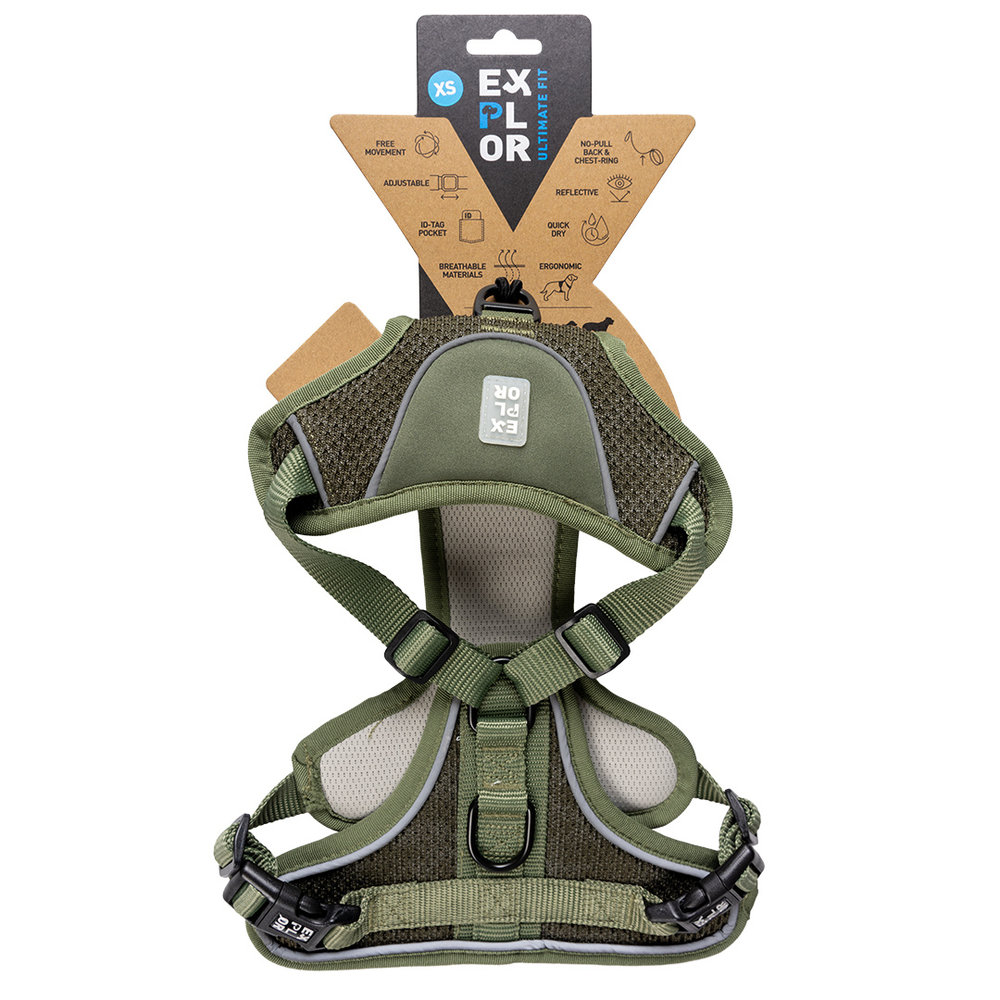 Duvo+ Ultimate Fit No-Pull Harnas Green