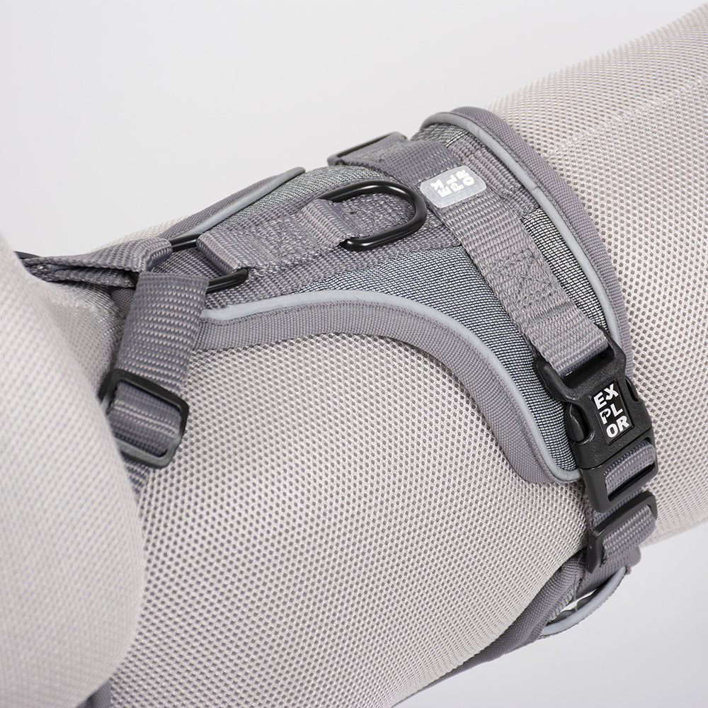 Duvo+ Ultimate Fit No-Pull Harnas grey