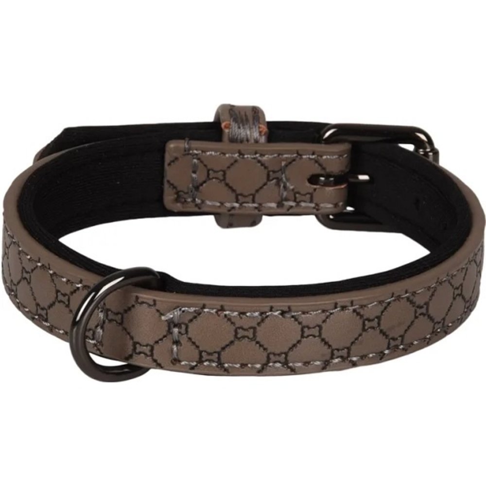 Flamingo Halsband met Neopreen Patti Grijs Flamingo Halsband met Neopreen Patti Grijs