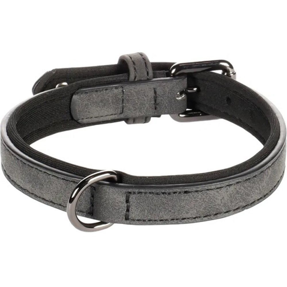 Flamingo Halsband met Neopreen Delu zwart