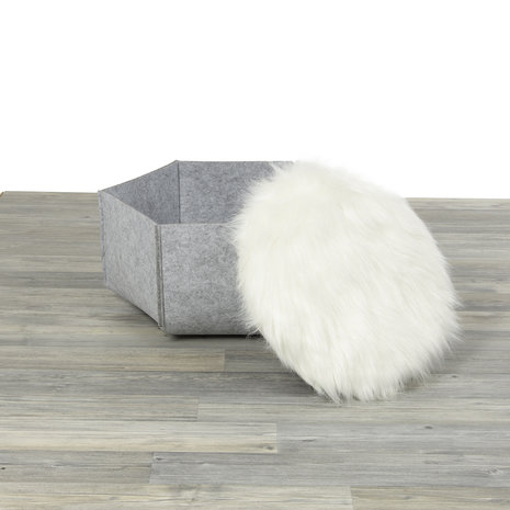 CanadianCat Company Kattenmand Felt Lounge Ava grijs