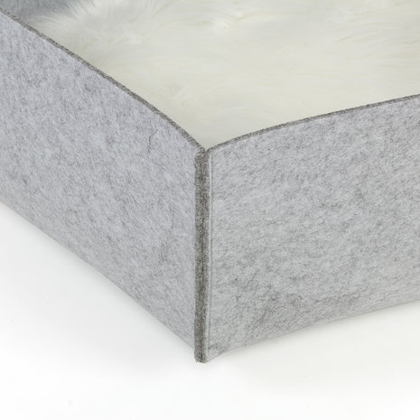 CanadianCat Company Kattenmand Felt Lounge Ava grijs