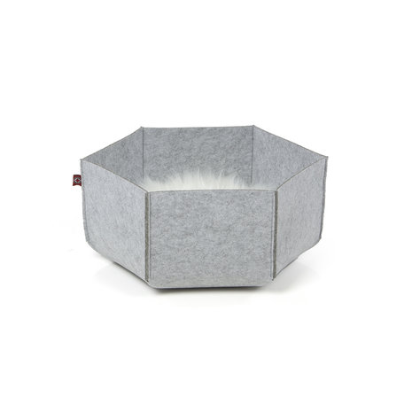 CanadianCat Company Kattenmand Felt Lounge Ava grijs