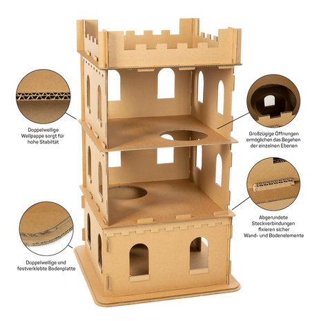 CanadianCat Company Kartonnen Katten Kasteel