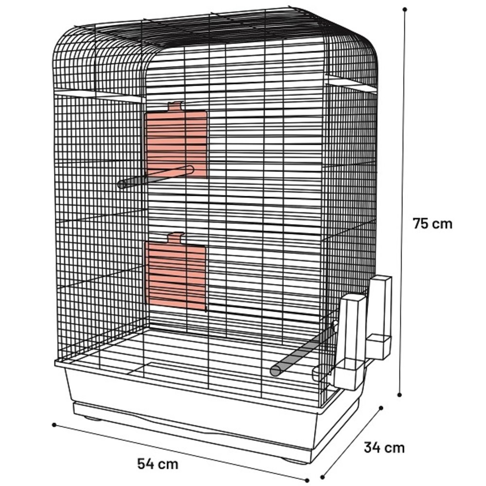 Flamingo Parkietenkooi Marja Koper