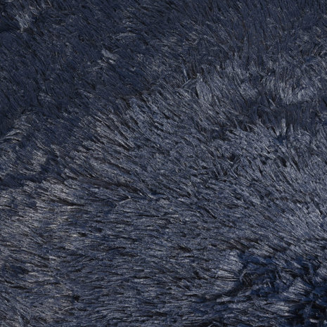 Flamingo Pluche Mand Rond DonkerBlauw Flamingo Pluche Mand Rond DonkerBlauw