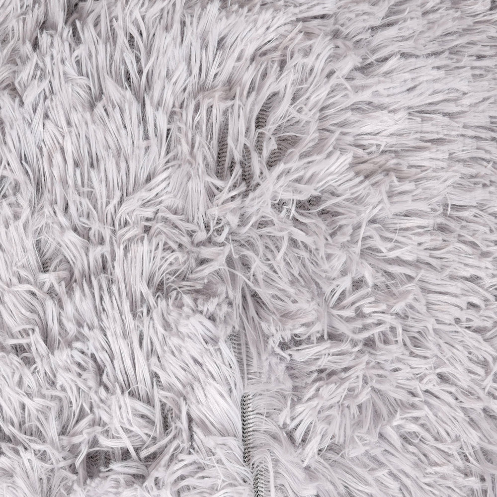 Flamingo Pluche Mand Rond Licht Grijs