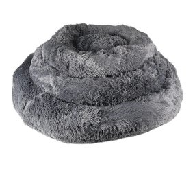 Flamingo Pluche Mand Rond Grijs Flamingo Pluche Mand Rond Grijs