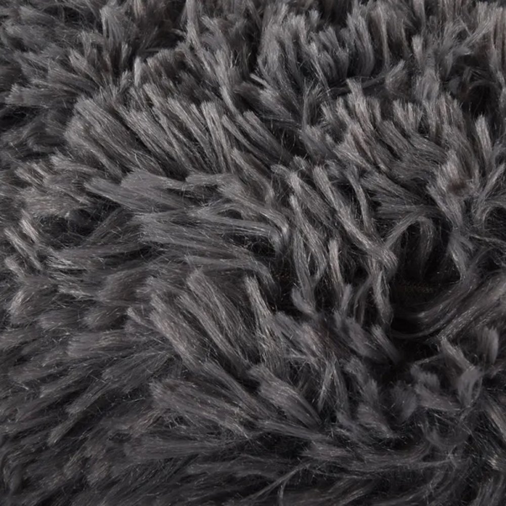 Flamingo Pluche Mand Rond Grijs Flamingo Pluche Mand Rond Grijs