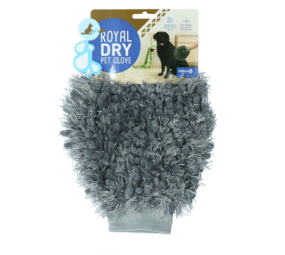 Royal Dry Handschoen voor losse haren en drogen van de vacht Royal Dry Handschoen voor losse haren en drogen van de vacht