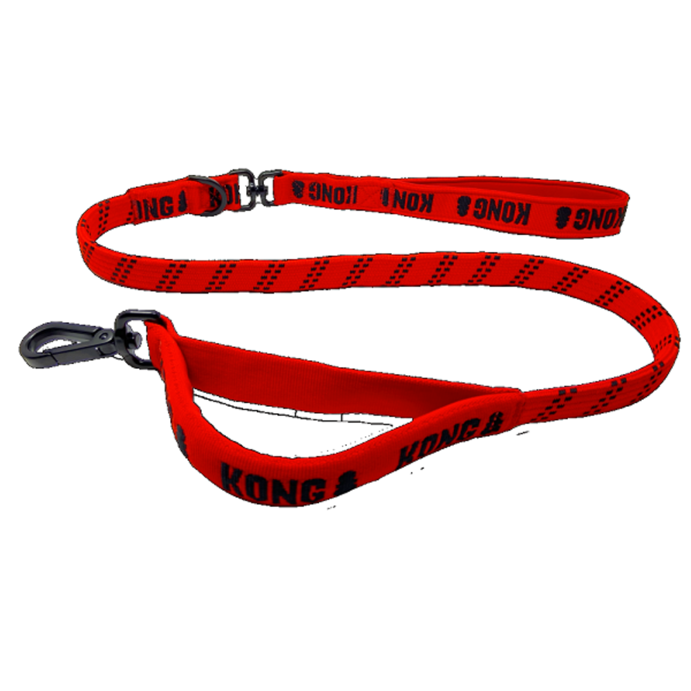 KONG Zero Shock Hondenriem rood