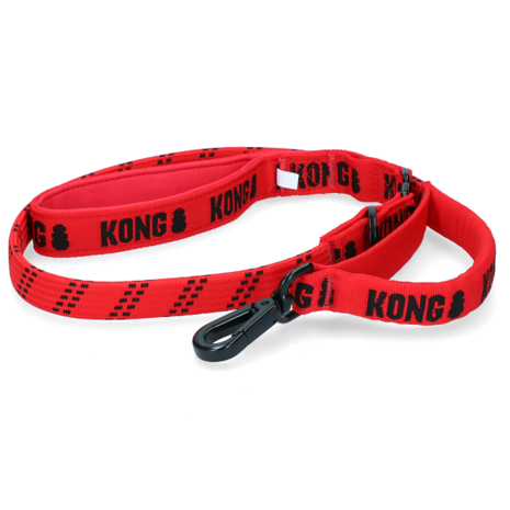 KONG Zero Shock Hondenriem rood