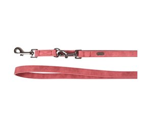 Flamingo Verstelbare Hondenriem Delu Kunstleder Rood