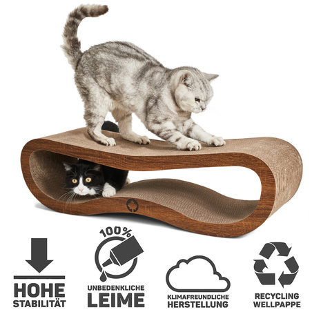 CanadianCat Company Krabmeubel Orbit Walnut Brown