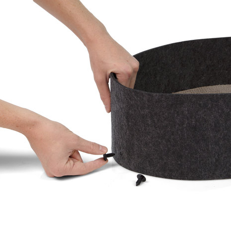 CanadianCat Company Kattenmand Owen met Krabkarton antraciet CanadianCat Company Kattenmand Owen met Krabkarton antraciet