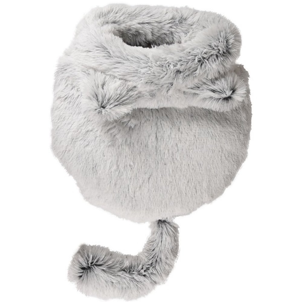 NCONCO Kattenslaapzak - Grijs Maat M | Koraalfleece | Met Pluche Oren | Voor Katten & Puppy's