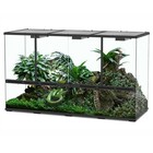 Aquatlantis Terrarium zwart 132 x 45 x 75 cm