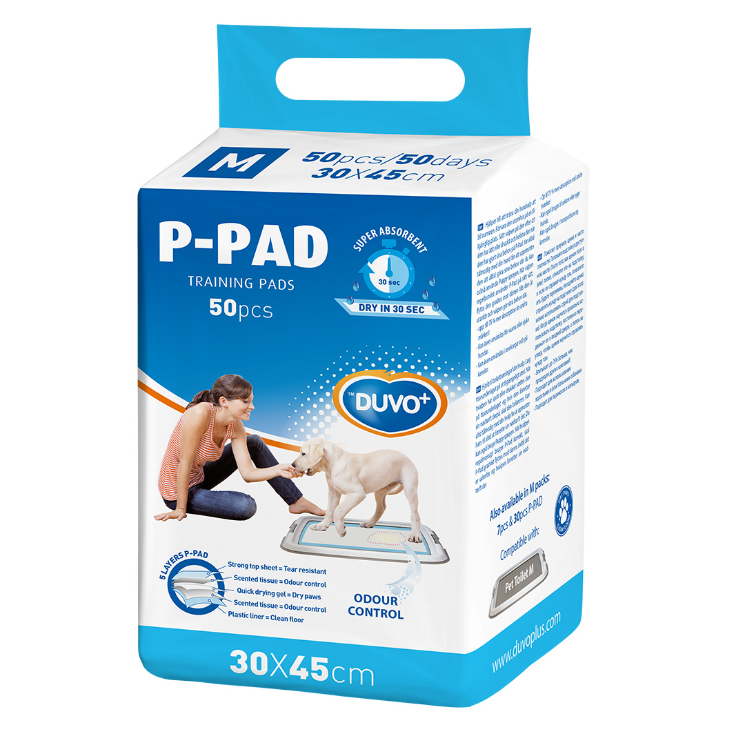 Duvo+ Puppy Pads M 50st 30 x 45 cm Pets Gifts