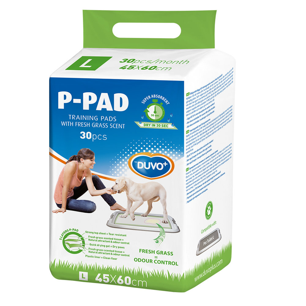 Duvo+ Puppy Pads Fresh Grass - 30 stuks (45 x 60 cm)