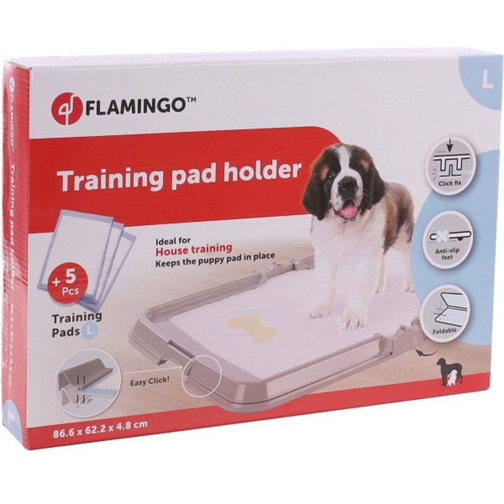Flamingo Puppy Toilet 60 x 90 cm + 5 Pads Flamingo Puppy Toilet 60 x 90 cm + 5 Pads