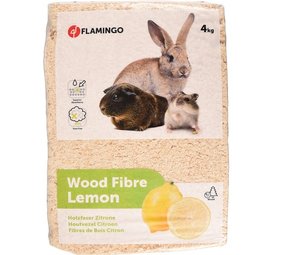 Flamingo Houtvezel met Citroen 4 KG Flamingo Houtvezel met Citroen 4 KG