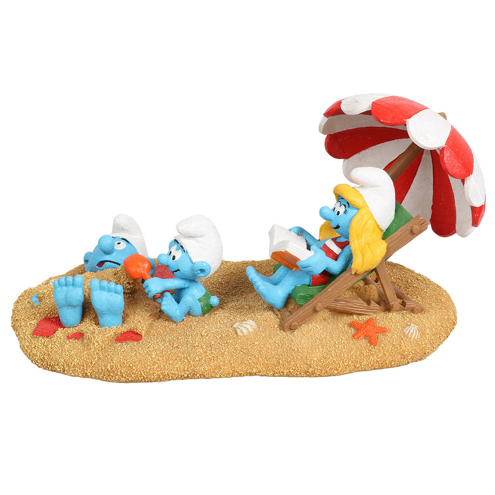 Aqua Della Smurfen Strand Smurfin & Babysmurf Aqua Della Smurfen Strand Smurfin & Babysmurf