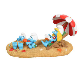 Aqua Della Smurfen Strand Smurfin & Babysmurf Aqua Della Smurfen Strand Smurfin & Babysmurf