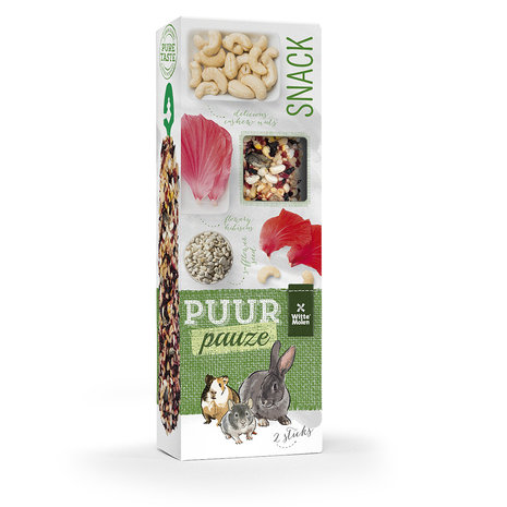 Witte Molen Puur Pauze Stick Hibiscus & Cashewnoten Witte Molen Puur Pauze Stick Hibiscus & Cashewnoten