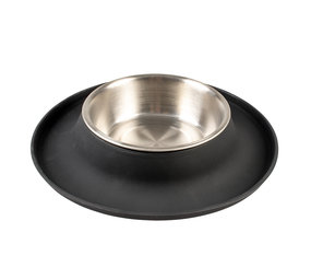 Duvo+ Eetkom Anti-Mors Silicone zwart 420 ML