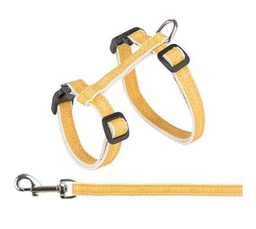 Trixie Kattentuigje Oker Geel met riem