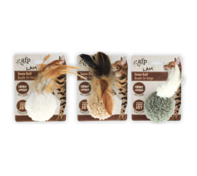 All For Paws Lambswool Snow Ball Catnip All For Paws Lambswool Snow Ball Catnip