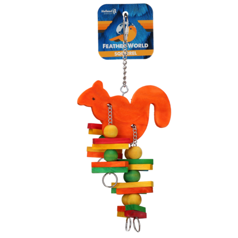 Feather World Vogelspeeltje Squirrel Feather World Vogelspeeltje Squirrel