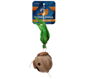 Feather World Vogelspeeltje Coconut Hide Feather World Vogelspeeltje Coconut Hide
