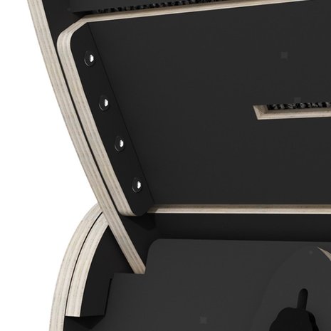 CanadianCat Company Kattenwiel Hout Black Edition CanadianCat Company Kattenwiel Hout Black Edition