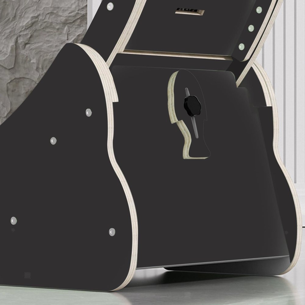 CanadianCat Company Kattenwiel Hout Black Edition CanadianCat Company Kattenwiel Hout Black Edition