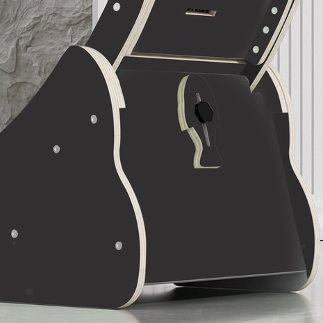 CanadianCat Company Kattenwiel Hout Black Edition CanadianCat Company Kattenwiel Hout Black Edition